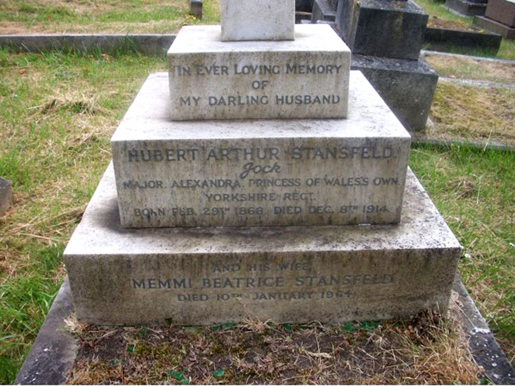 The Stansfeld Grave, Putney Vale Cemetery (2)