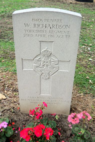 Private William Richardson. 19406.