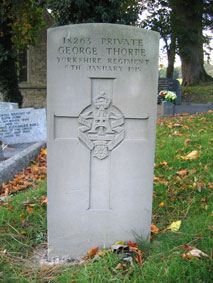 Private George Thorpe. 18263.