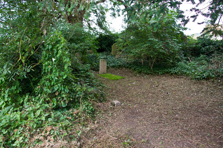 The Section of Seamer (St. Martin's) Churchyard Which has been Cleared by Private Carr's Grave