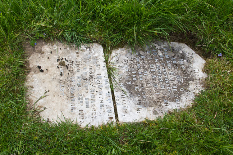 The Metcalfe Family headstone which commemorates Herbert Metcalfe, KIA 1917.