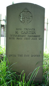 Private Harry Carter, 1041.