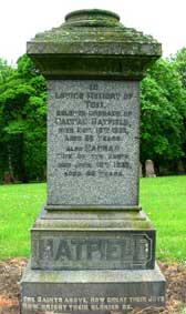 The Hatfield Family Headstone
