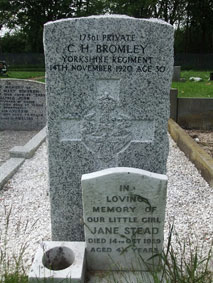 Private Charles Holland Bromley. 17361. 