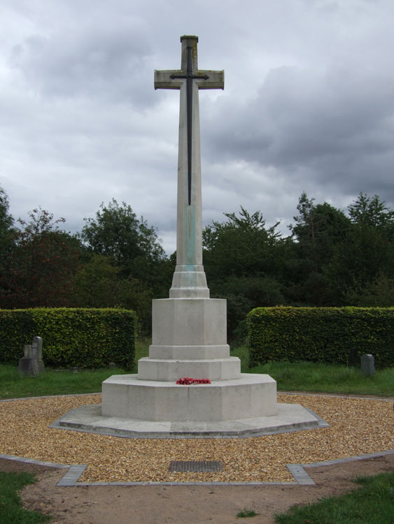 The Newly Restored Cross of Sacrifice in York Cemetery