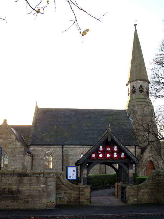 Christ Church, Great Lumley, and the War Memorial Lychgate