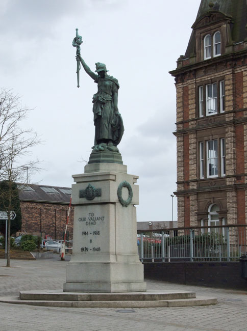 The War Memorial for Hanley, Stoke-on-Trent.