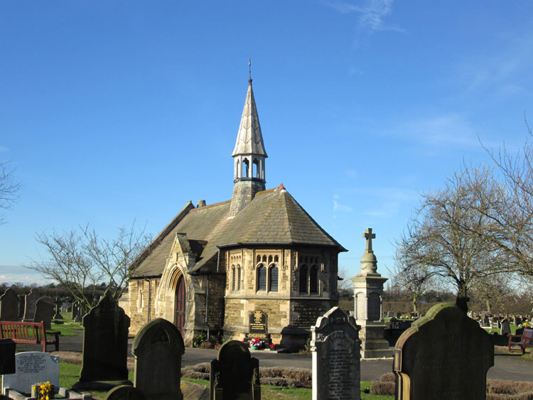 The War Memorial for Hatfield in the Entrance to Hatfield Woodhose Cemetery (Doncaster)