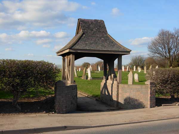 The Lych Gate entrance to Haverton Hill (St. John's) Churchyard