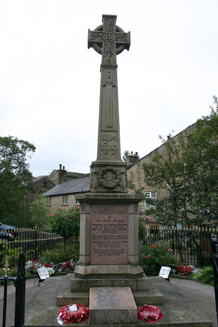 The Hayfield, Debyshire, War Memorial