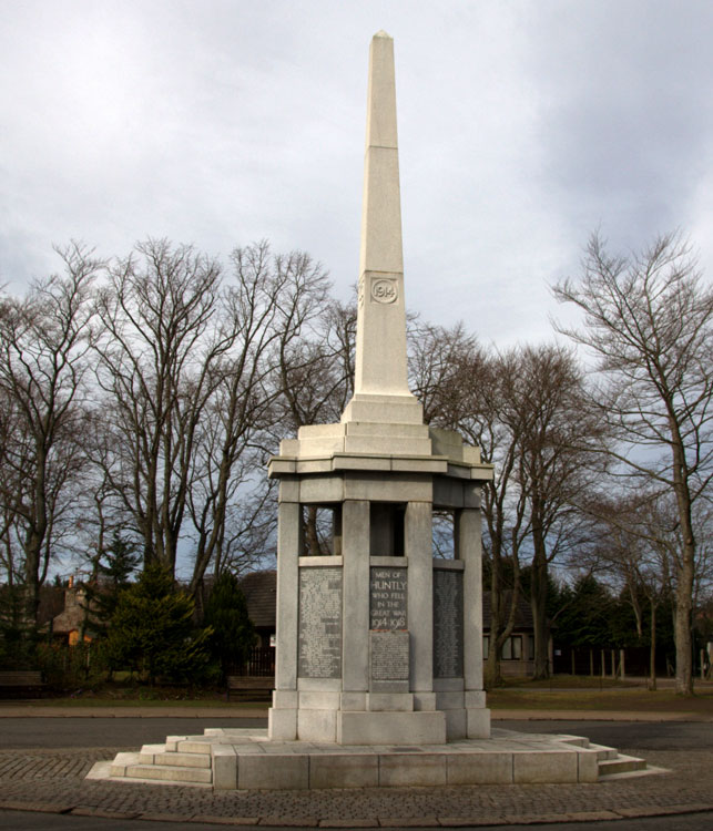 The War Memorial for Huntly, Aberdeenshire