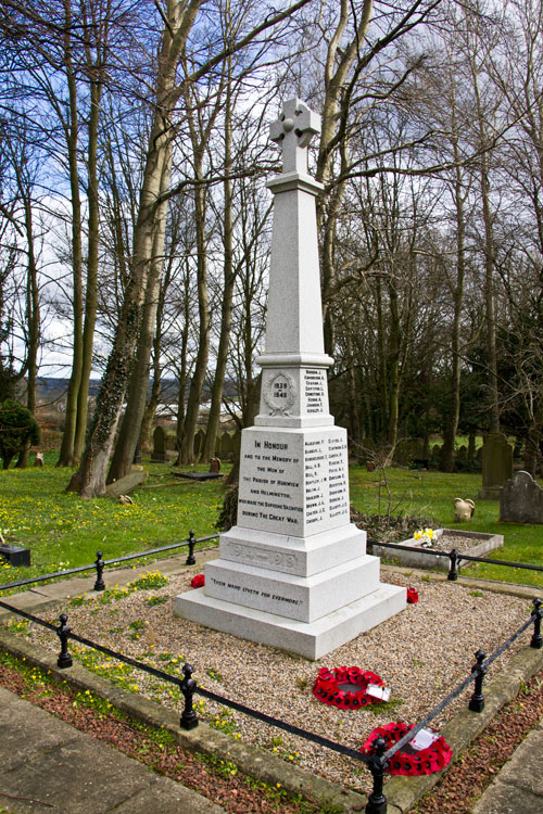 The War Memorial for Hunwick (Co. Durham)