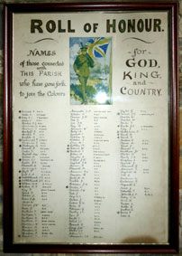 Husthwaite's Roll of Honour.