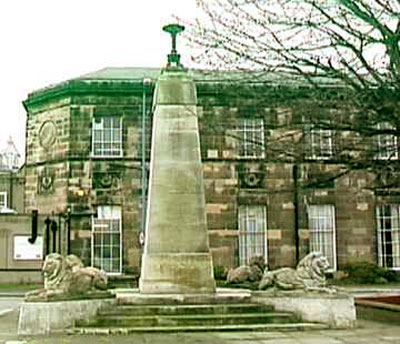 The War Memorial, - Brunner Mond Winnington Works