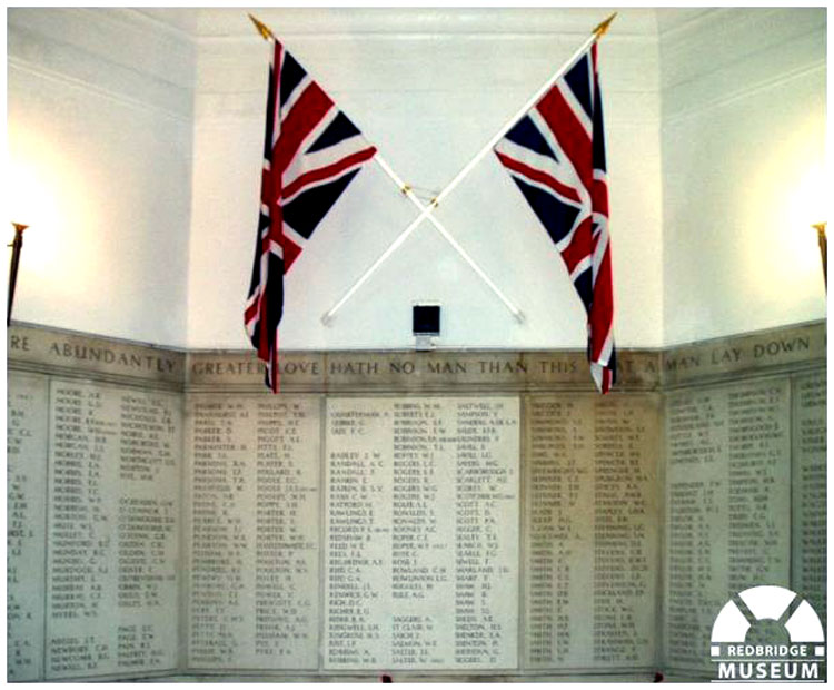 General View of the Interior of the Redbridge War Memorial Hall.