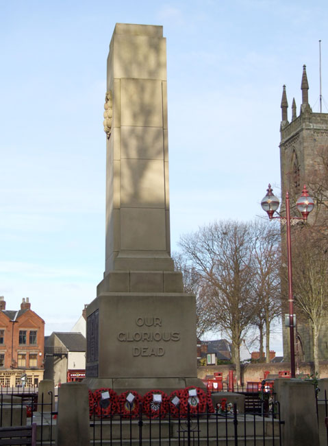 The War Memorial for Ilkeston, Derbyshire