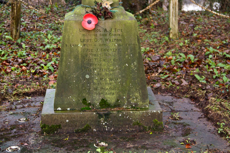 The Names Commemorated on the Langton-on-Swale War Memorial.