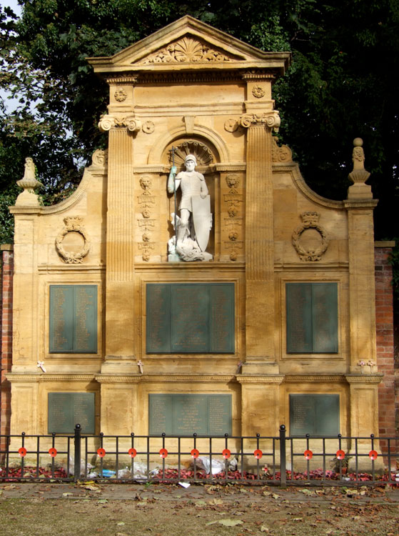 The Lichfield War Memorial.