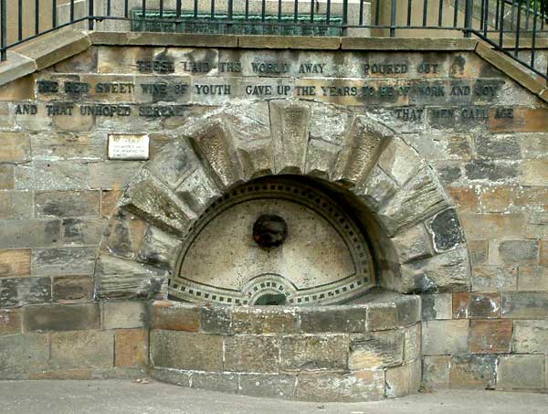 The Drinking Fountain under the War Memorial, Loftus