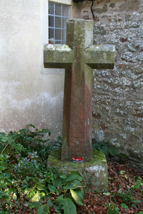 The Memorial Cross outside St. Edmund's Church, Marske (Swaledale)