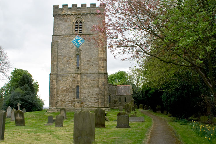 The church of St. James the Great, Melsonby