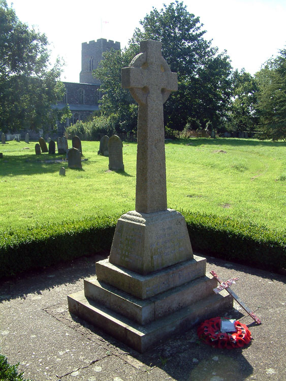 The War Memorial for Mendham (Suffolk)