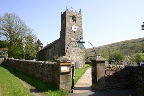 The parish church of St. Mary's in Muker, Swaledale (photo : Edward Nicholl)