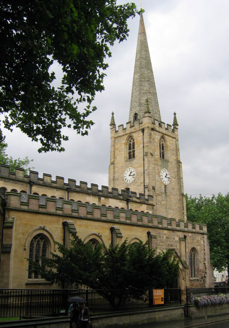 The Church of St. Peter with St. James, Nottingham (St. Peter's Square)