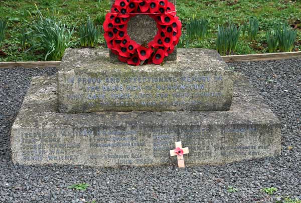 The Base of the Memorial Cross, Nunnington