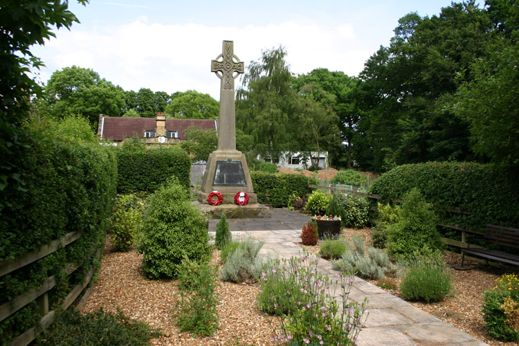 Nunthorpe War Memorial, near to the parish church of St. Mary's.