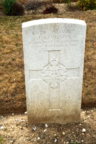 Private John Coulson. 3/8628.