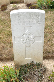 Private Albert Edward Vasey. 3095.