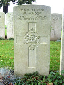 Private William Mason. 235610. 
