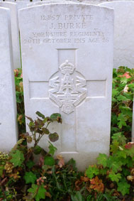 Private John Burke. 12857. 
