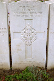 Private Harry Inns. 3308. 