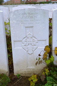 Private John Mankin. 17489. 