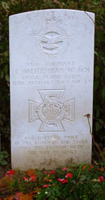 he Headstone for Serjeant T Mottershead, VC DCM