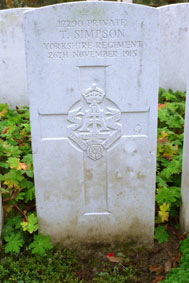 Private Thomas Simpson. 17290