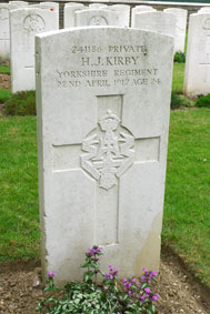 Private Harold James Kirby, 241186. 