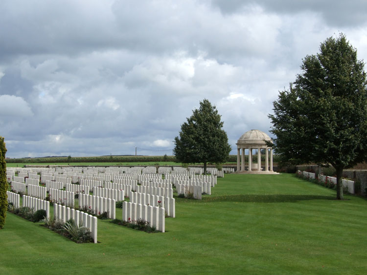 A view of Bedford House Cemetery