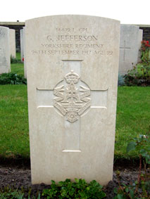 Lance Corporal George Jefferson, 14492.