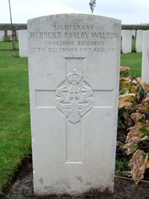 Lieutenant Herbert Parlby Walton. 
