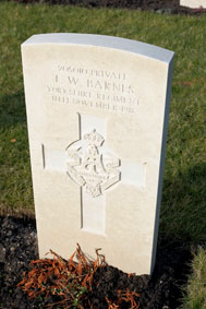 Private Thomas William Barnes. 205010.