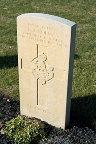 Private Ernest Ambrose Holmes, 48430. 