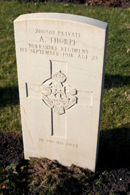 Private Aaron Thorpe, 200301.