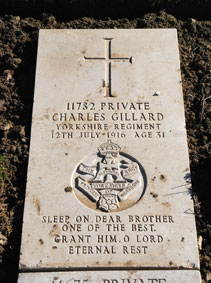 Private Charles Gillard, 11782.