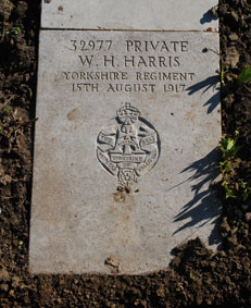Private William Henry Harris. 32977. 