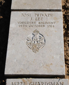 Private James Lee. 7051. 