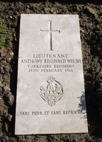 Lieutenant Anthony Reginald Welsh. 