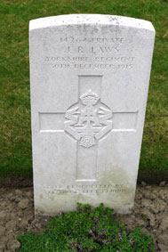 Private John Robert Laws, 14264. 